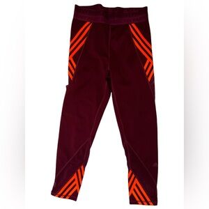 Adidas x IVY PARK Burgundy Orange Leggings Beyoncé Collab